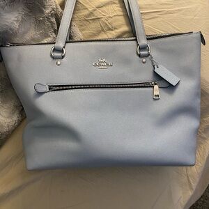 Coach Sky Blue Tote Bag